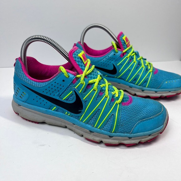 NIKE Flex Trail 2 Women's 7 Blue Pink Athletic Training Running Shoe Sneaker - Picture 1 of 14